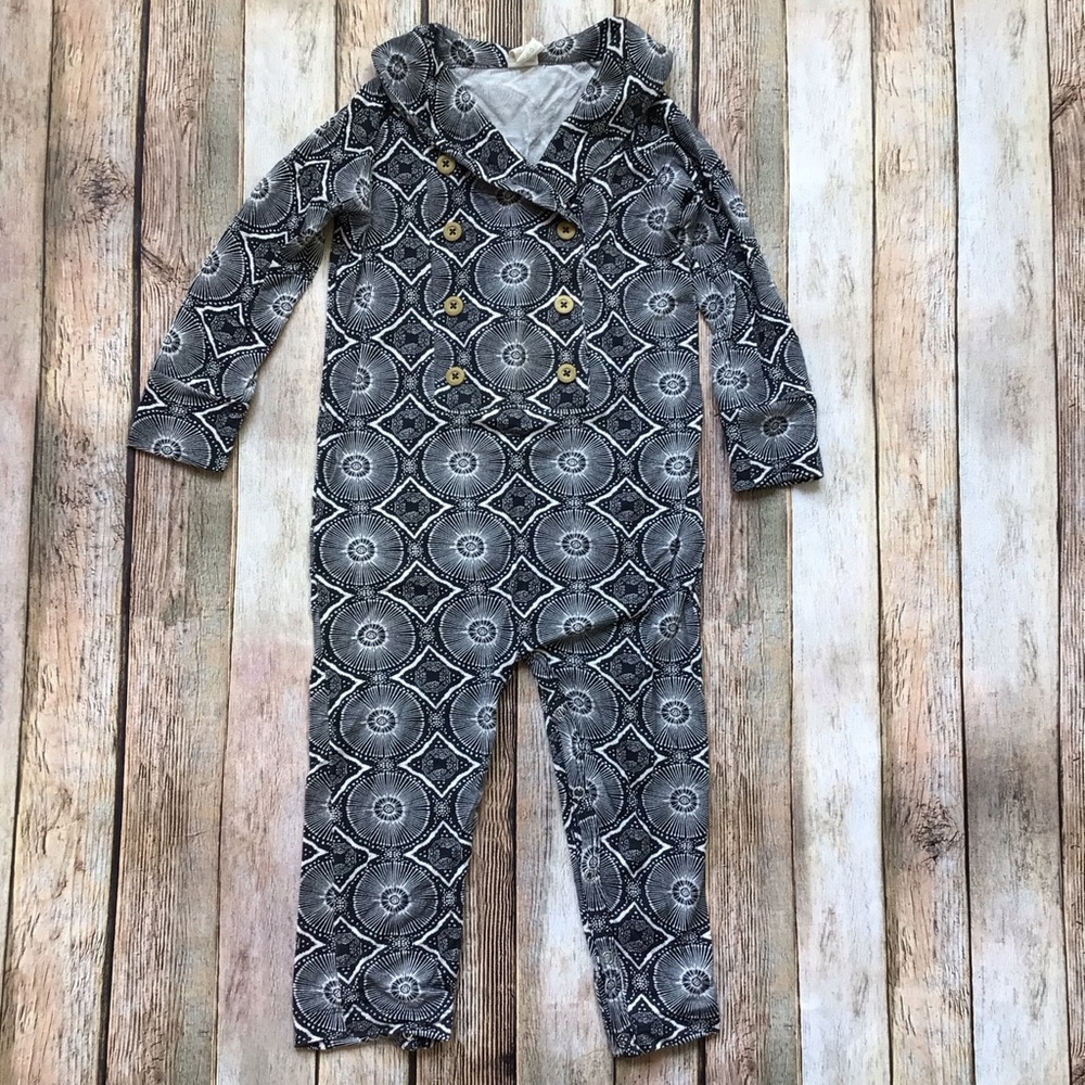 Kate Quinn The Woods Beluga Batik Skinny Lounge Jumpsuit